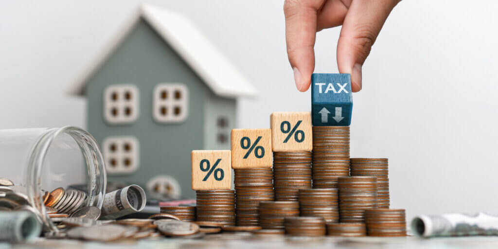 house and taxes - image